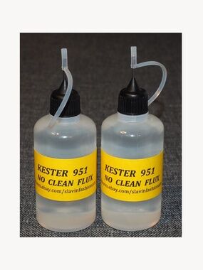 2x30 ml KESTER 951 Soldering Solder Liquid Flux Reflow NO CLEAN FLUX